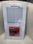 Everbilt 12" X 6" Ceiling & Wall Register Smoothglide Damper White Paintable New. Fixed Price $17.99.