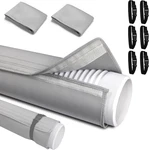 2 Pcs Portable Ac Hose Insulation Sleeve Insulated Cover Wrap For 5"-5.9" Diam. Fixed Price $44.95.