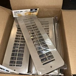 Box Qty - Thetford & Molders Floor Register 2" 10" W/o Damper Tan 94258. Fixed Price $105.00.