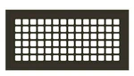 Reggio Registers Square Series 14 In. X 6 Aluminum Grille, Oil Rubbed Bronze. Fixed Price $33.60.
