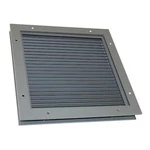 Dayton 6WRJ2 Door Louver, 10-1/8 H, 18-1/4 W, Steel. Fixed Price $93.49.