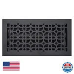 Madelyn Carter Contemporary Cathedral Style Vent Cover, Solid Cast Aluminum Inte. Fixed Price $87.30.