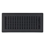 Precision Flow 4"X14" Steel Floor Register - Contemporary Design, Textured Bl.... Fixed Price $34.29.