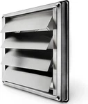 Calimaero Vke 6" Inch Dryer Vent Cover Stainless Steel Grille Exteri. Fixed Price $33.99.