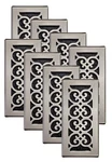 Decor Grates SPH410-NKL-8 Scroll Design Floor Register, 4X10 Inches, Brushed .... Fixed Price $164.29.