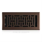 Metal Oriental Decorative Air Vent Cover 4X10 Floor Register Adjustable Contro. Fixed Price $27.99.