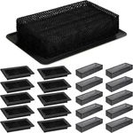 Therwen 20 Pcs Floor Vents Register With Mesh Cover 4 X 8" Set Heavy Duty .... Fixed Price $89.60.