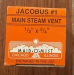 Maid-o-mist Steam Vent 1/2 " Fpt, 3/4 Mpt Straight #1 Main. Fixed Price $28.50.