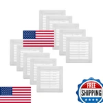 Vent Systems 3X3 White Plastic Soffit Cover 10-PACK Flat Square Air. Fixed Price $62.77.