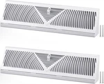2 Pcs 18 Inch Floor Baseboard Diffuser (duct Opening Size) With 4 Screws Adju.... Fixed Price $34.75.