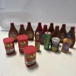 Brands Lot Bosco Pringles Dole Kraft Sun Maid Cholula Miniatures. Fixed Price $25.00.