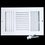 10 X 6 Inch (duct Opening) White Air Vent Cover For Wall Ceiling, Three-wa.... Fixed Price $21.92.