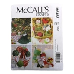 Mccalls M6453 Crafts Pattern Christmas Wreath Stocking Skirt Sewing Uncut. Fixed Price $14.88.