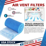 Ventilaider Complete Air Register Filter Set Cut To Fit Any Size, 12" X 12'. Fixed Price $14.88.