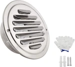Sdtc Tech 4 Inch Round Soffit Air Vent Stainless Steel Louver Grille Cover Wall. Fixed Price $15.17.