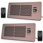Matulsa Booster Fan 2-PACK, 4" X 10" Register, Remote Control Bronze. Fixed Price $101.23.