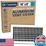 Aclaminaire 16X8 Duct Opening Register Vent Cover Adjustable Aluminum Hvac Grill. Fixed Price $91.09.