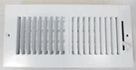 Everbilt 10" X 4" 2-WAY Celling Or Wall Register White Air Deflection Duct. Fixed Price $14.59.