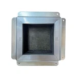 R6 Insulated Galvanized Ceiling Register Box - Connects Vent And Diffus. Fixed Price $52.31.