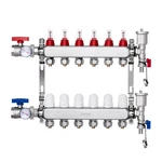 Vevor 6-BRANCH Radiant Manifold 1/2" Pex Tubing Floor Heating Set. Fixed Price $125.19.