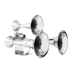 Gg Grand General 69991 Chrome Heavy Duty 12/24V Train Horn With Triple Brass .... Fixed Price $467.99.