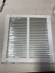12X12 White Steel Grille For Wall/ceiling Aclaminaire Durable Quiet Vent. Fixed Price $19.74.