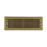 Lay-in Floor Register, 14 X H Opening, Brown, Steel, One-way Airflow,. Fixed Price $11.29.