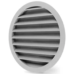 Calimaero Wsgg 8" Inch Gray Round Metal Air Vent Grill Cover Flat Louver. Fixed Price $33.18.