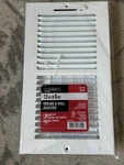 Everbilt 12 X 6 Ceiling & Wall Register Way Air Deflection White New. Fixed Price $13.98.