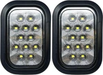 All Star Truck Parts 5X3 2X White Rectangle 12 Led Backup/reverse/tail Light .... Fixed Price $70.83.