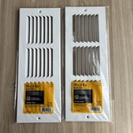 2- Everbilt 14 X4 Air Return Sidewall-ceiling Cover Vent Grille Metal White. Fixed Price $18.93.