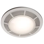 Broan Nutone Model 750 Fan/light, 100 Cfm, Sones, Round White Grille With Glas. Fixed Price $138.99.