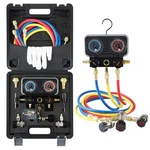 Lichamp Ac R1234YF R134A Gauge Set, Automotive Manifold Compatible.... Fixed Price $122.04.
