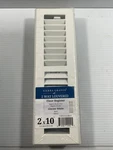 Sierra Grates Floor Register 2 X 10 Inch Steel Vent Cover Classic White. Fixed Price $11.50.
