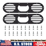 2PCS Universal Rear Bumper Air Diversion Diffuser Panel For Auto Modification. Fixed Price $20.49.