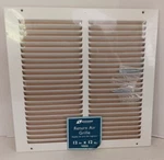 Accord 12" X Return Air Grille- 65044 White Steel Heavy Duty Free Shipping. Fixed Price $37.99.