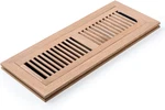 Homewell Red Oak Wood Floor Register, Flush Mount Vent With Damper, 4X14 Inch,. Fixed Price $38.08.