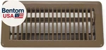 Rocky Mountain Goods Brown Floor Register Vent For 4-INCH By 10-INCH Openin. Fixed Price $19.08.