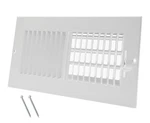 Ez-flo 10 X 4 Inch (duct Opening) Air Vent Cover For In., White. Fixed Price $11.61.