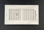 Truaire C102M 08X04 Hvac 2-WAY Sidewall Ceiling Register Vent Grille 8"X White. Fixed Price $6.99.