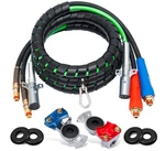12FT 3-IN-1 Abs & Air Line Hose With Glad Hands 4 Seals For Semi Truck. Fixed Price $86.99.