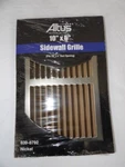 Altus Sidewall Grille Fits 10" X 6" Duct Opening Nickel New. Fixed Price $14.99.