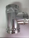 Amerivent 5ET Series 5" X 10" Standard Rnd B-vent Tee Galvanized (case Of 6). Fixed Price $129.99.