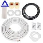 High Quality Install Kit 25 Ft 1/4"-3/8" For Mini Split Heat Pump Systems White. Fixed Price $70.05.