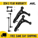 Front Lower Control Arm Tie Rod Link Kit 6PCS Fits For Honda Odyssey 1999-2004. Fixed Price $94.99.