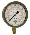 4" Dial Size, Liquid Filled Industrial Pressure Gauge, Brass Internals, 304 Stai. Fixed Price $86.99.