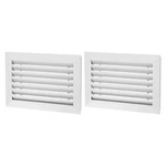 2PCS 16" X 10" Door Air Cover Aluminum Grille Ventilation Silver. Fixed Price $52.18.