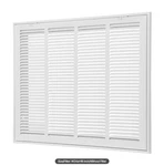 Vevor Return Air Filter Grille 24X18 Vent Cover White Metal Hvac. Fixed Price $24.99.