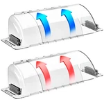 CH24GLOBALL 2-PACK Air Vent Deflector 8.5 TO15.5 Inches, Clear. Fixed Price $25.69.