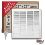 Fits 20X20 Duct Opening Steel Return Air Filter Grille By Handua. Fixed Price $89.99.